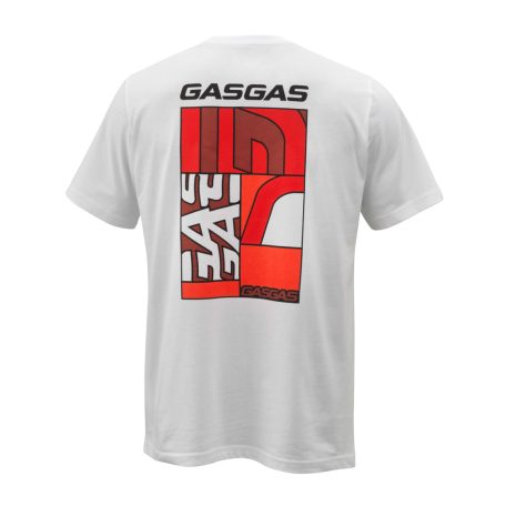 FULL GAS TEE WHITE M