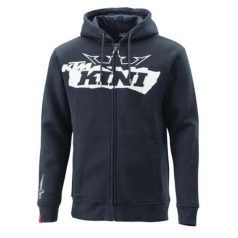 RIPPED LOGO ZIP HOODIE XXL