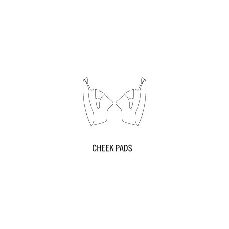 CHEEK PADS SR SPORT 14 XL