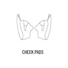 CHEEK PADS SR SPORT 14 XXL