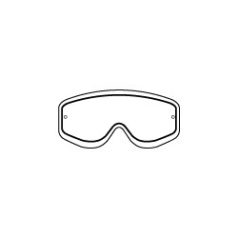 RACING GOGGLES DOUBLE LENS CLEAR