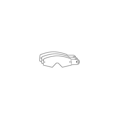 RACING GOGGLES TEAR OFF'S (12PCS)
