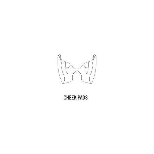 ST 501 CHEEK PADS L / 20MM