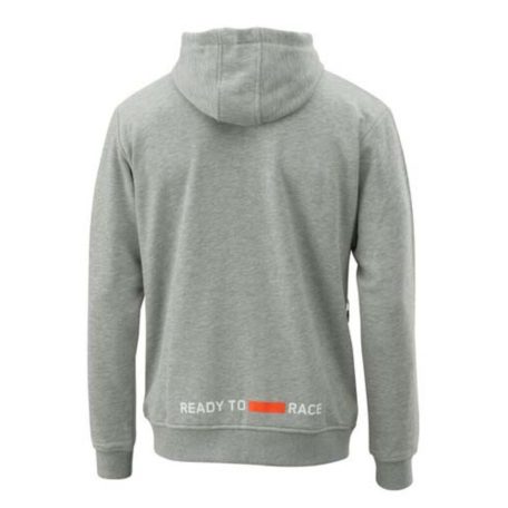 ORANGE FLUIDS ZIP HOODIE L