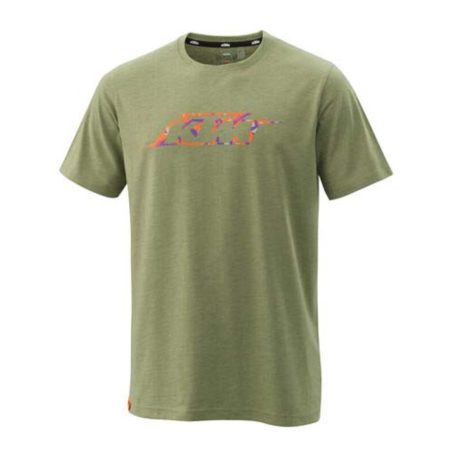 CAMO TEE GREEN MELANGE 