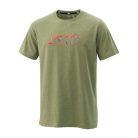 CAMO TEE GREEN MELANGE L
